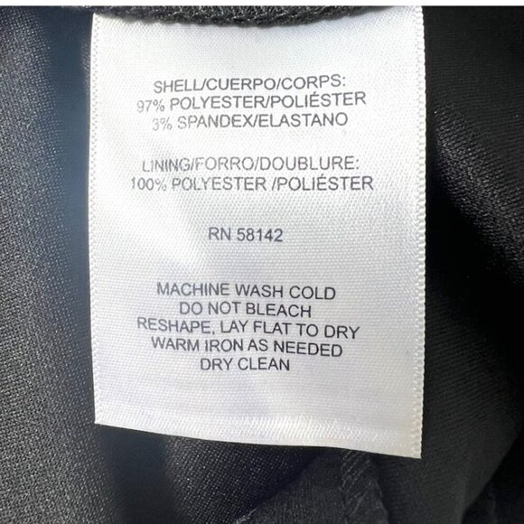 Maggy London Womens Black High Neck Sleeveless Halter Fit Flare Dress Sz 14 New - Picture 6 of 7